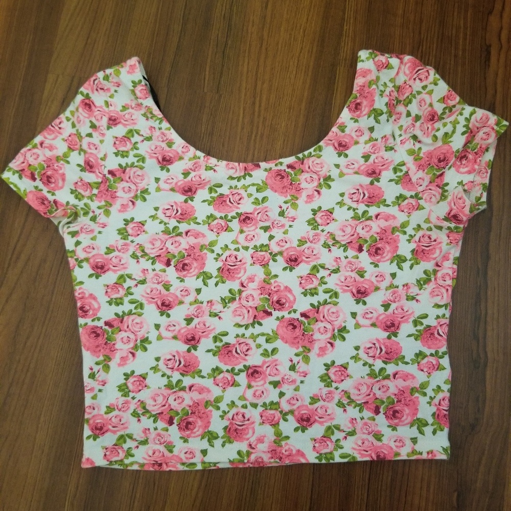 H&M Floral Crop Top